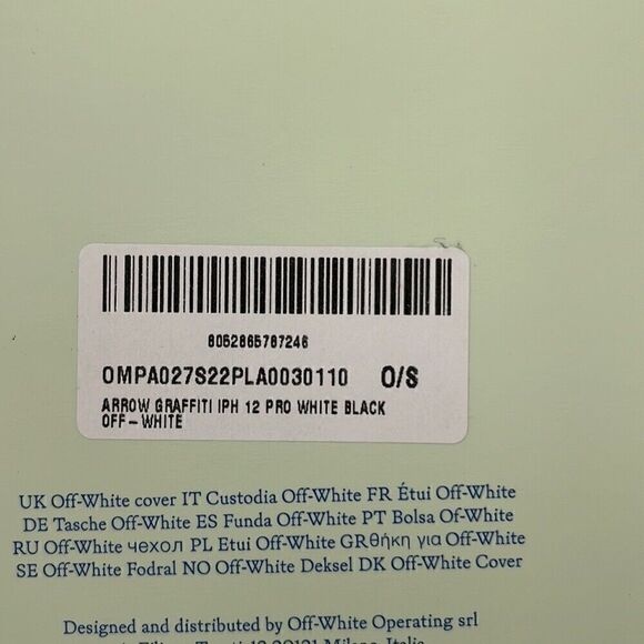NWT - Off-White Graffiti Arrrows iPhone 12 Pro Case - Picture 3 of 4